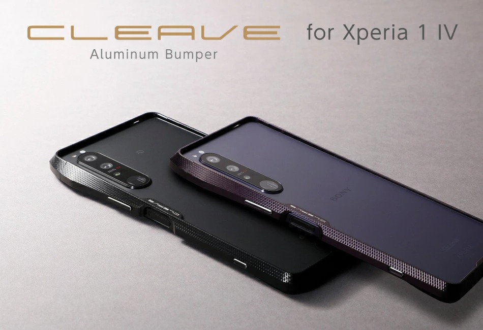 CLEAVE Aluminum Bumper CHRONO for Xperia 1 IV | Deff DIRECT STORE