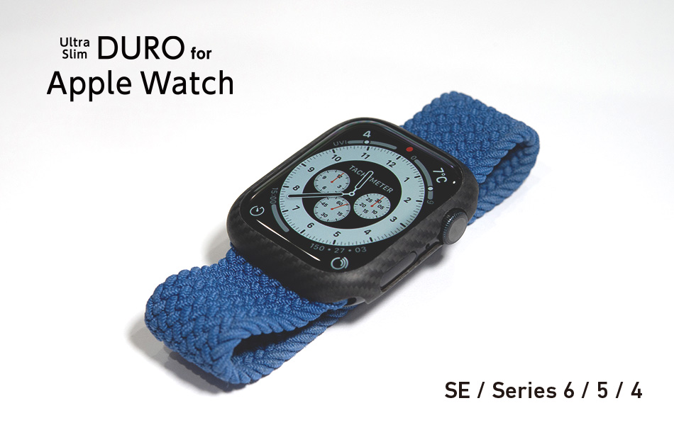 Apple Watch SE Series 用アラミド繊維で作った軽量、極薄、堅牢ケース
