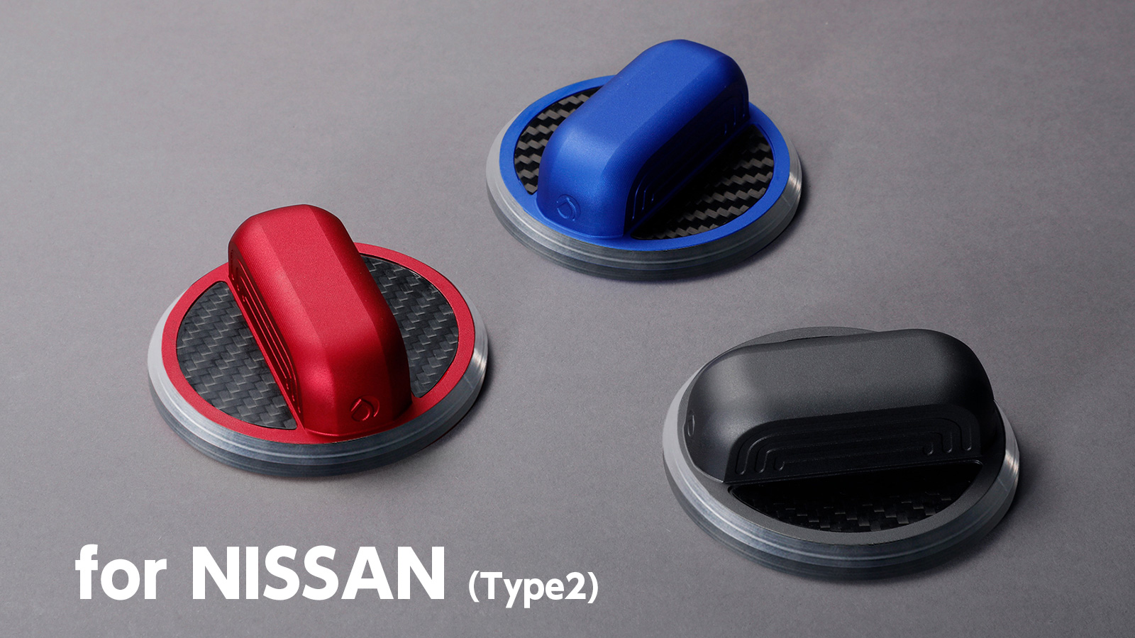 フューエルキャップカバー 日産 NISSAN 用 燃料キャップカバー Aluminum Fuel Cap Cover for NISSAN アルミの塊 - 1