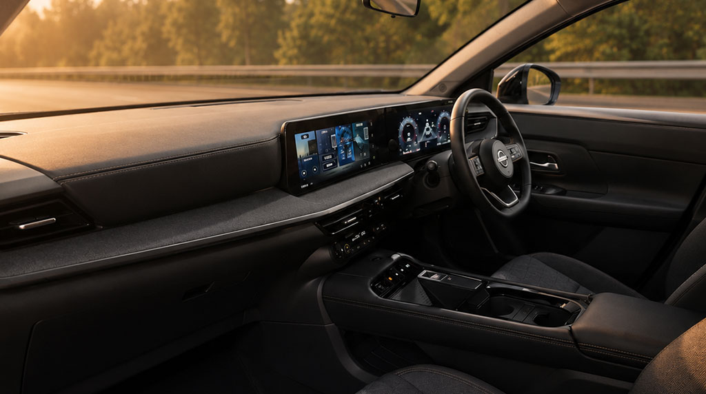 日産 新型キックス P16型の統合型インターフェースディスプレイとセンターコンソール