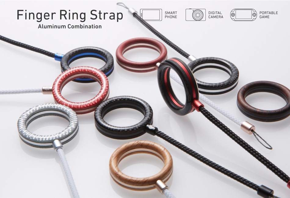 フィンガーリングストラップ DFR-04 Finger Ring Strap Aluminum Combination