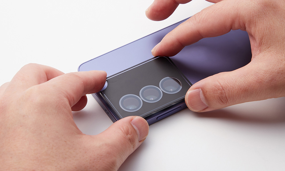 3. レンズにあわせて装着