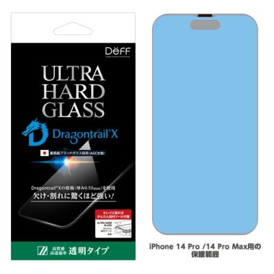 ULTRA HARD GLASS for iPhone 14 Series UVカット+ブルーライト